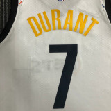 Kevin Durant Men's White Swingman Team Jersey - City Edition