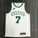 Jaylen Brown Men's White 2021-22 75th Anniversary Jersey - Classic Edition