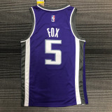 Men's De’Aaron Fox Purple Team Jersey - 75th Anniversary Icon Edition