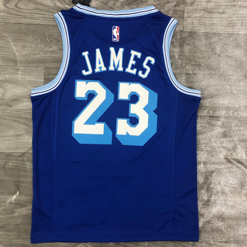 Men's LeBron James Royal Retro Classics 2020-21 Swingman Player Jersey - Classic Edition