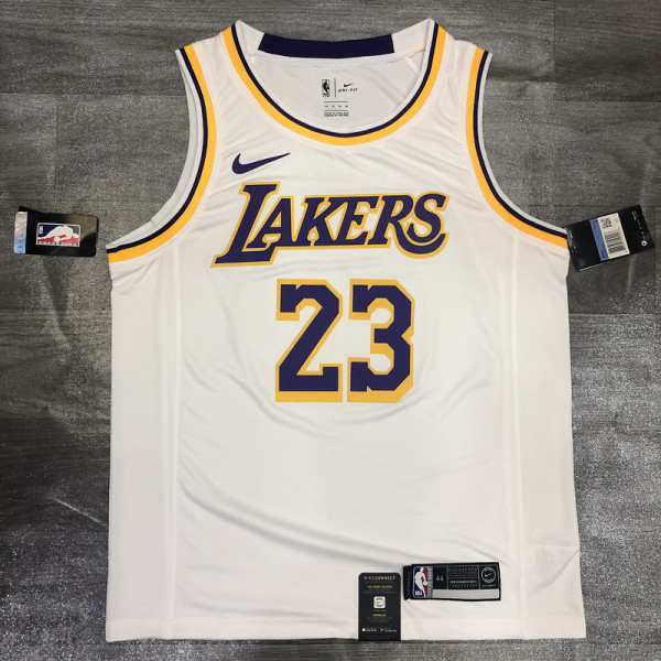 LeBron James White Men's Player Jersey