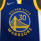 Men's Stephen Curry Blue Team Jersey - 75th Anniversary Edition