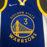 Men's Jordan Poole Blue Team Jersey - 75th Anniversary Edition