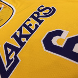 Men's LeBron James 2020-21 Yellow Player Jersey - Retro Classical Edition