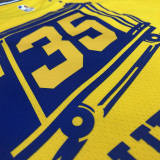 Kevin Durant Men's Yellow Player Jersey - The City Classic Edition
