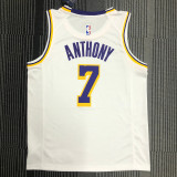 Carmelo Anthony Men's White Swingman Team Jersey - Association Edition