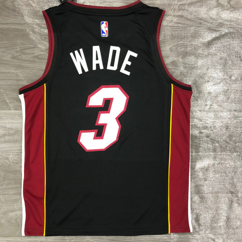 Men's Dwyane Wade 2020-21 Black Swingman Player Jersey - Icon Edition