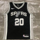 Men's Manu Ginóbili Black Swingman Player Jersey - Icon Edition