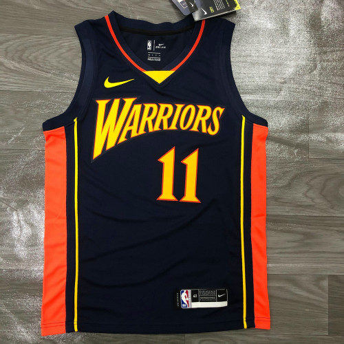 Men's Klay Thompson Navy Player Jersey - Retro Classical Edition