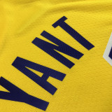 Men's Kobe Bryant Yellow Team Jersey - 75th Anniversary Edition