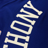 Men's Carmelo Anthony Blue 2020-21 Swingman Player Jersey - Icon Edition