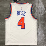 Men's Derrick Rose White 2020-21 Swingman Player Jersey – Association Edition