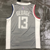 Men's Kawhi Leonard Gray 2020-21 Swingman Player Jersey – Earned Edition