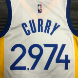 Men's Stephen Curry 2,974th 3-Pointer Jersey - 75th Anniversary Edition