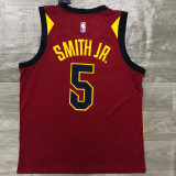 Men's J.R.Smith Maroon Swingman Player Jersey - Icon Edition