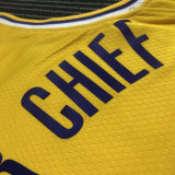 Men's Yellow Xbox Master Chief 117 Jersey - 75th Anniversary Edition
