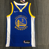 Men's Jordan Poole Blue Team Jersey - 75th Anniversary Edition
