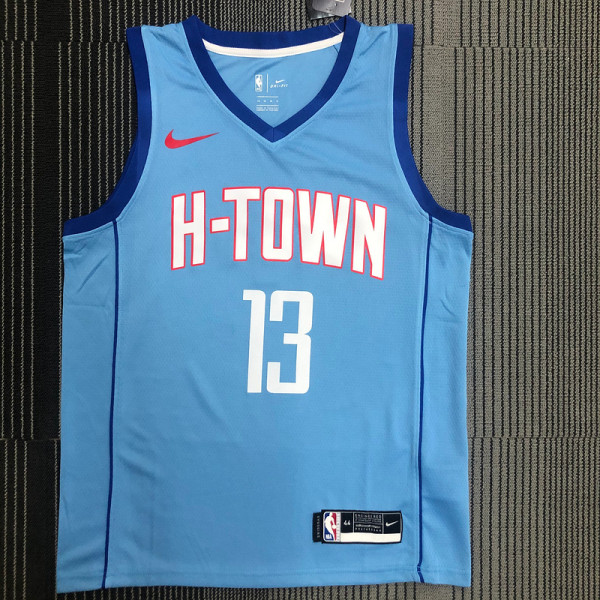James Harden Men's Blue Swingman Team Jersey - City Edition