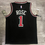 Derrick Rose Men's Black Player Jersey - Classic Edition