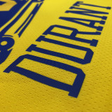 Kevin Durant Men's Yellow Player Jersey - The City Classic Edition