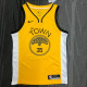 Men's Kevin Durant V-neck Yellow Player Jersey - Statement Edition
