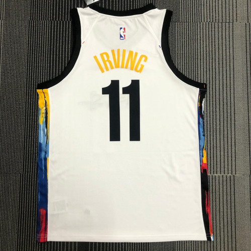 Kyrie Irving Men's White Swingman Team Jersey - City Edition