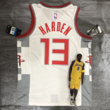 James Harden White Men's Player Jersey-City Edition