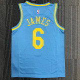 LeBron James Men's Blue Swingman Team Jersey - MPLS Classical Edition