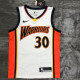 Men's Klay Thompson White Swingman Throwback Jersey - Retro Classics Edition