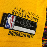 Men's Kevin Durant Yellow Swingman Player Jersey - Spread Love