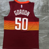 Men's Aaron Gordon Red 2020-21 Swingman Player Jersey – City Edition