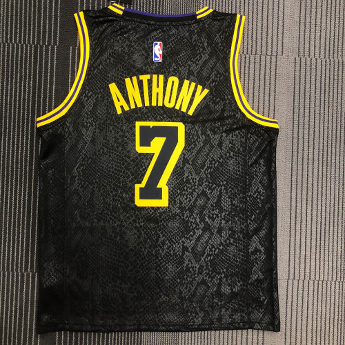 Carmelo Anthony Men's Black Swingman Team Jersey - Classic Edition