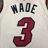 Men's Dwyane Wade White 2020-21 Swingman Player Jersey – Association Edition
