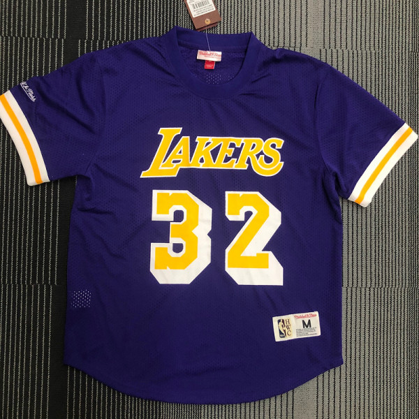 Earvin Johnson Men's Purple Player Jersey - Throwback Edition
