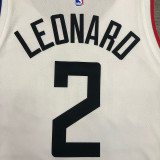 Men's Kawhi Leonard 2020-21 White Swingman Player Jersey – City Edition