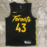 Men's Fred VanVleet Black Swingman Player Jersey – City Edition