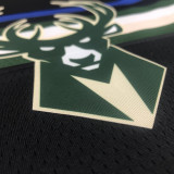 Men's Giannis Antetokounmpo 2020-21 Black Swingman Jersey - Statement Edition