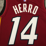 Men's Tyler Herro Red 2020-21 Swingman Player Jersey - Statement Edition