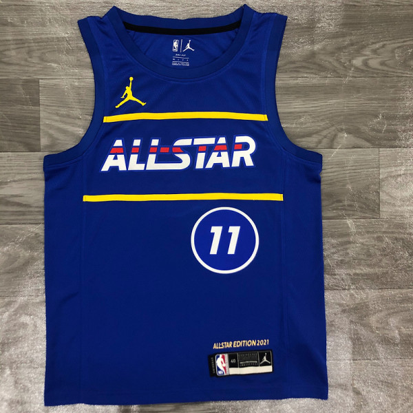 Men's Kyrie Irving All-Star 2021 Blue Swingman Player Jersey