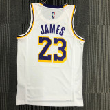 Men's LeBron James White Team Jersey - 75th Anniversary Edition