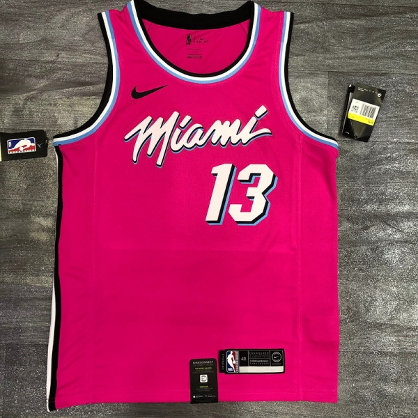 Bam Adebayo Men's Pink Player Jersey - Classic Edition