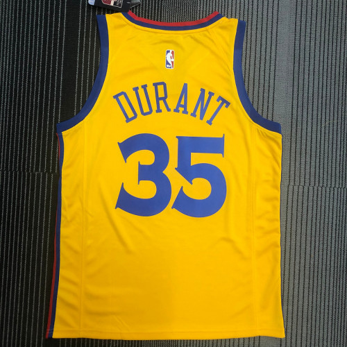 Men's Kevin Durant Yellow Swingman Player Jersey – City Edition