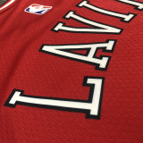 Men's Zach LaVine Red 2021-22 Swingman Team Jersey - City Edition