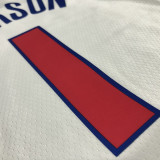 Men's Allen Iverson White Team Jersey - 75th Anniversary Edition