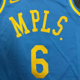 LeBron James Men's Blue Swingman Team Jersey - MPLS Classical Edition