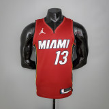 Men's Bam Adebayo Red 2020-21 Swingman Player Jersey - Statement Edition