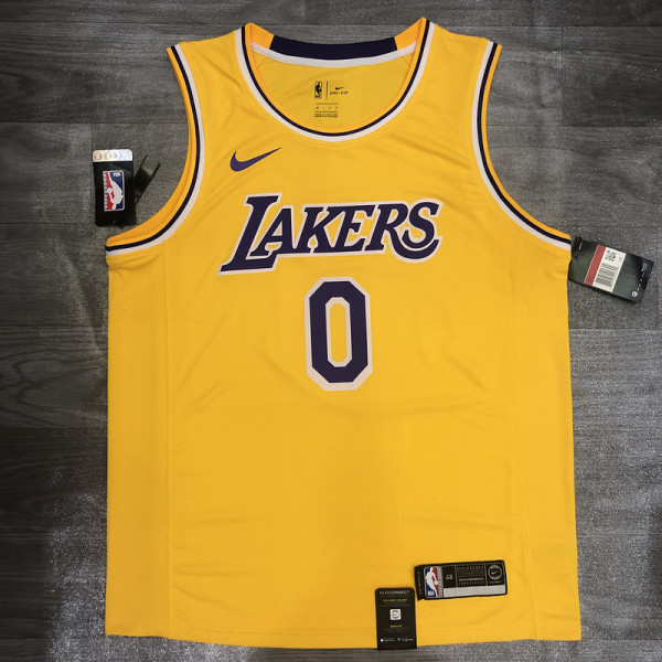 Kyle Kuzma Men's Yellow Player Jersey - Retro Classic Edition