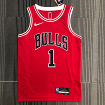 Men's Derrick Rose Red Team Jersey - 75th Anniversary Edition