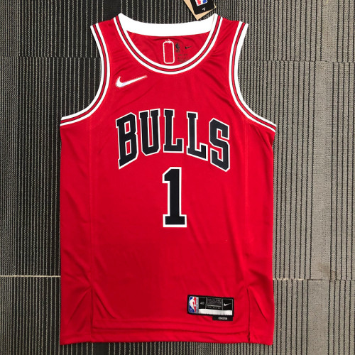 Men's Derrick Rose Red Team Jersey - 75th Anniversary Edition