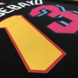 Men's Bam Adebayo Black 2021-22 Swingman Team Jersey - City Edition